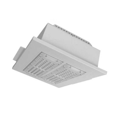 Verimli ısı dağılımı Benzin İstasyonu LED Kanopi Işığı 100W 150W 200W, Yüksek Lümen Çıkışı 140lm / W