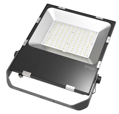 150w Dışarıda LED Flood Light Ip65 Square Flat Reflector Slim LED Bahçe Flood Light