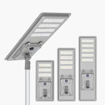 30W 40W 50W Tek başına güneş enerjisiyle çalışan sokak lambası Sensör karartma zamanlama tasarrufu ile