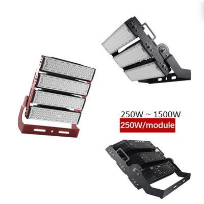 Yüksek Direk Aydınlatmaları 200w~1500w LED Projektör Dış Mekan Aydınlatma Çözümü