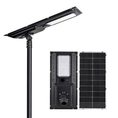 Köy Yolları için IP65 180lm / W Hepsi Bir Arada Güneş Enerjili Sokak Lambası 200W 300W 400W